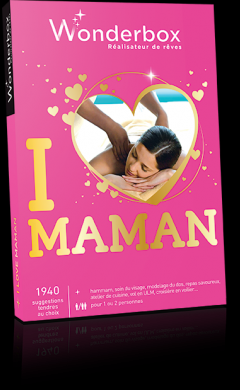 wonderbox i love maman, concours wonderbox, coffret cadeau