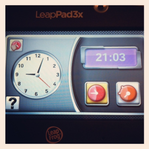 leapad 3x, test et avis leappad "x, leapfrog tablette, horloge leappad
